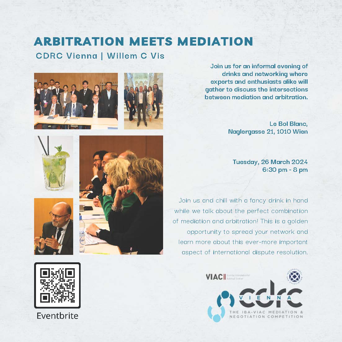Arbitration meets Mediation - Vis Moot event on 26 March 2024