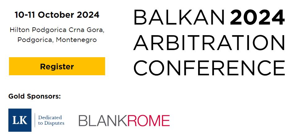 Balkan Arbitration Conference 11.10.2024