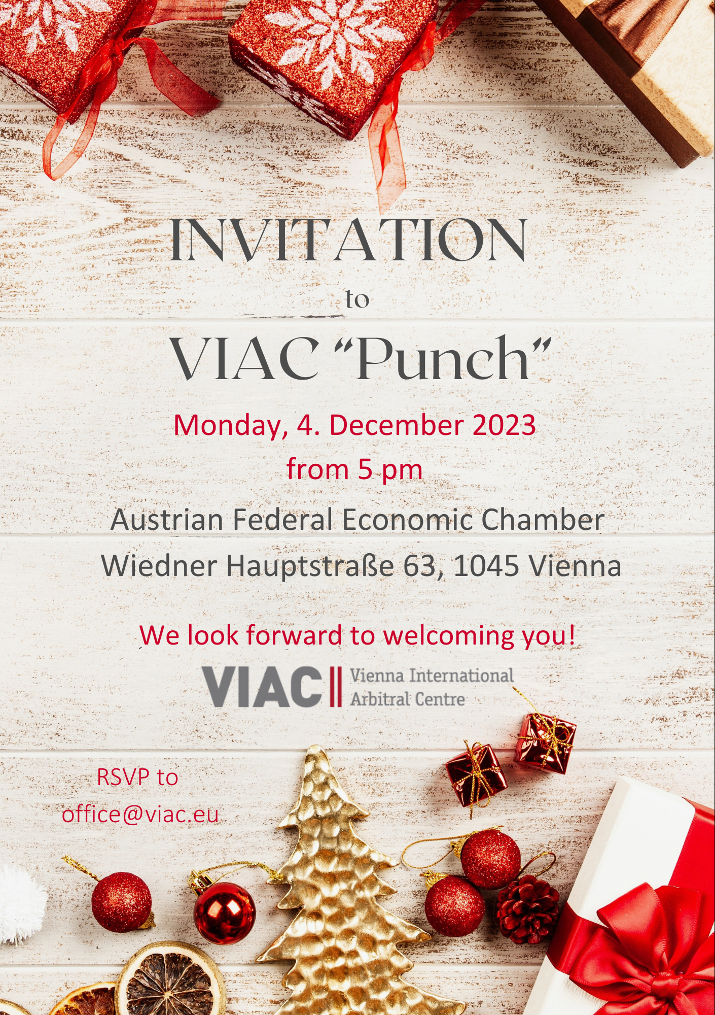 Invitation VIAC Punch 20231204