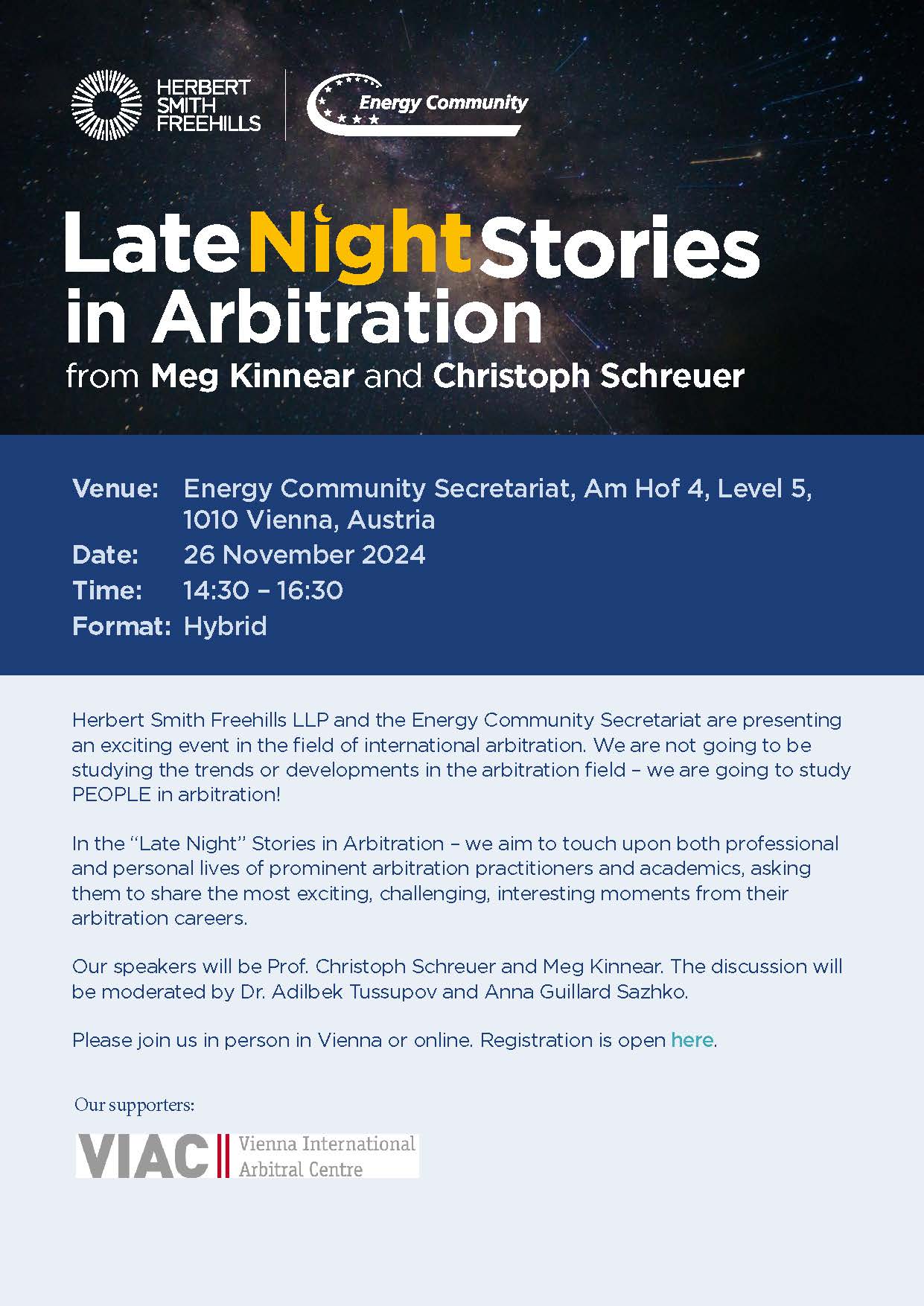 Late Night Stories in Arbitration 20241126 Seite 1