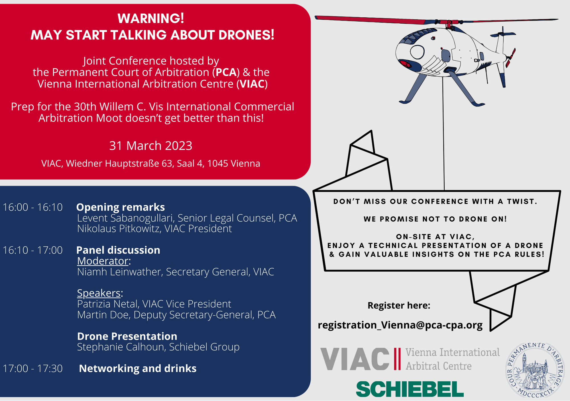 PCA-VIAC Joint Event_MAY START TALKING ABOUT DRONES on 31 March 2023