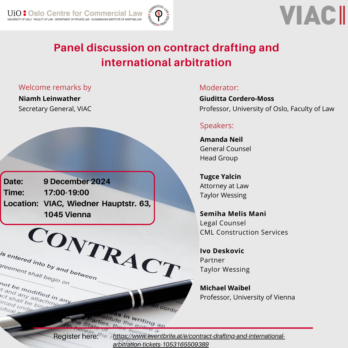 Panel discussion on contract drafting and international arbitration 20241209